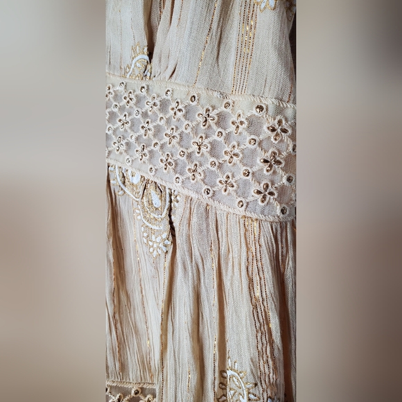 Ananta NWT Bohemian Dress Cream Color L XL - Picture 8 of 8